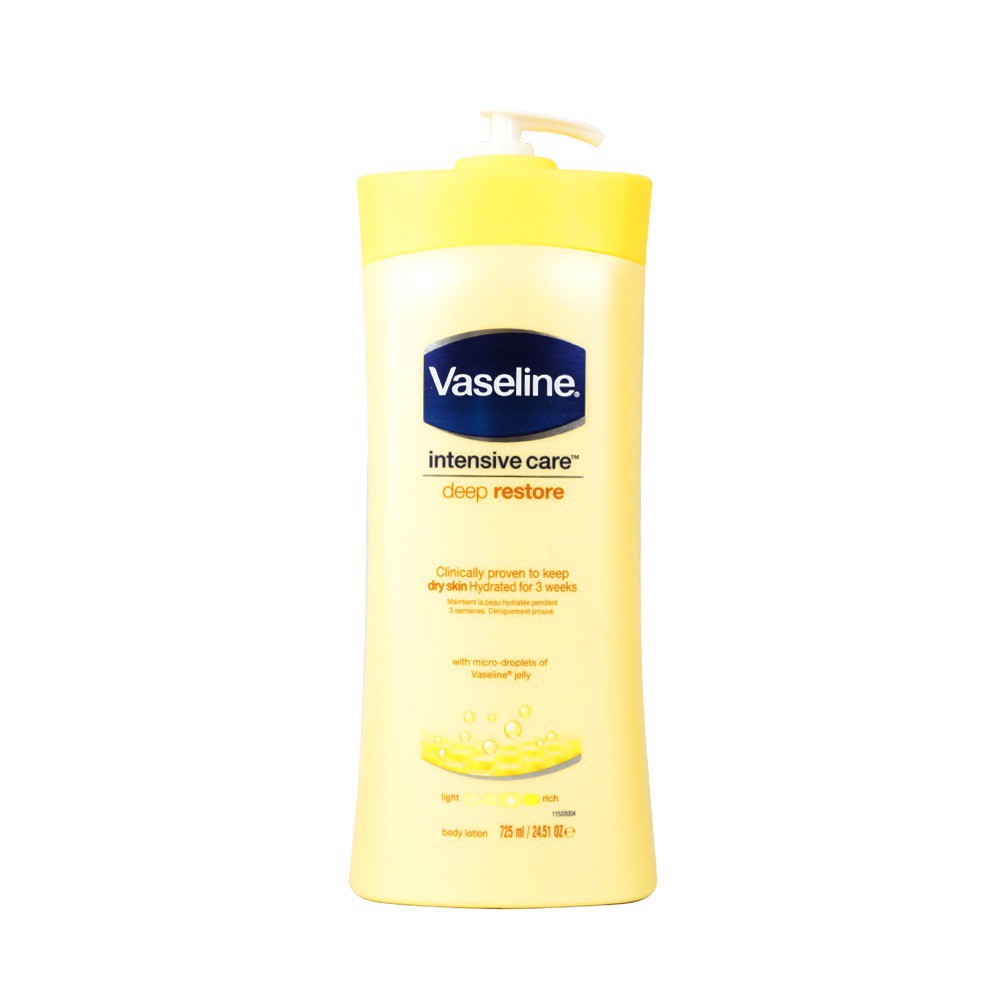 SỮA DƯỠNG THỂ VASELINE INTENSIVE CARE DEEP RESTORE 725ML