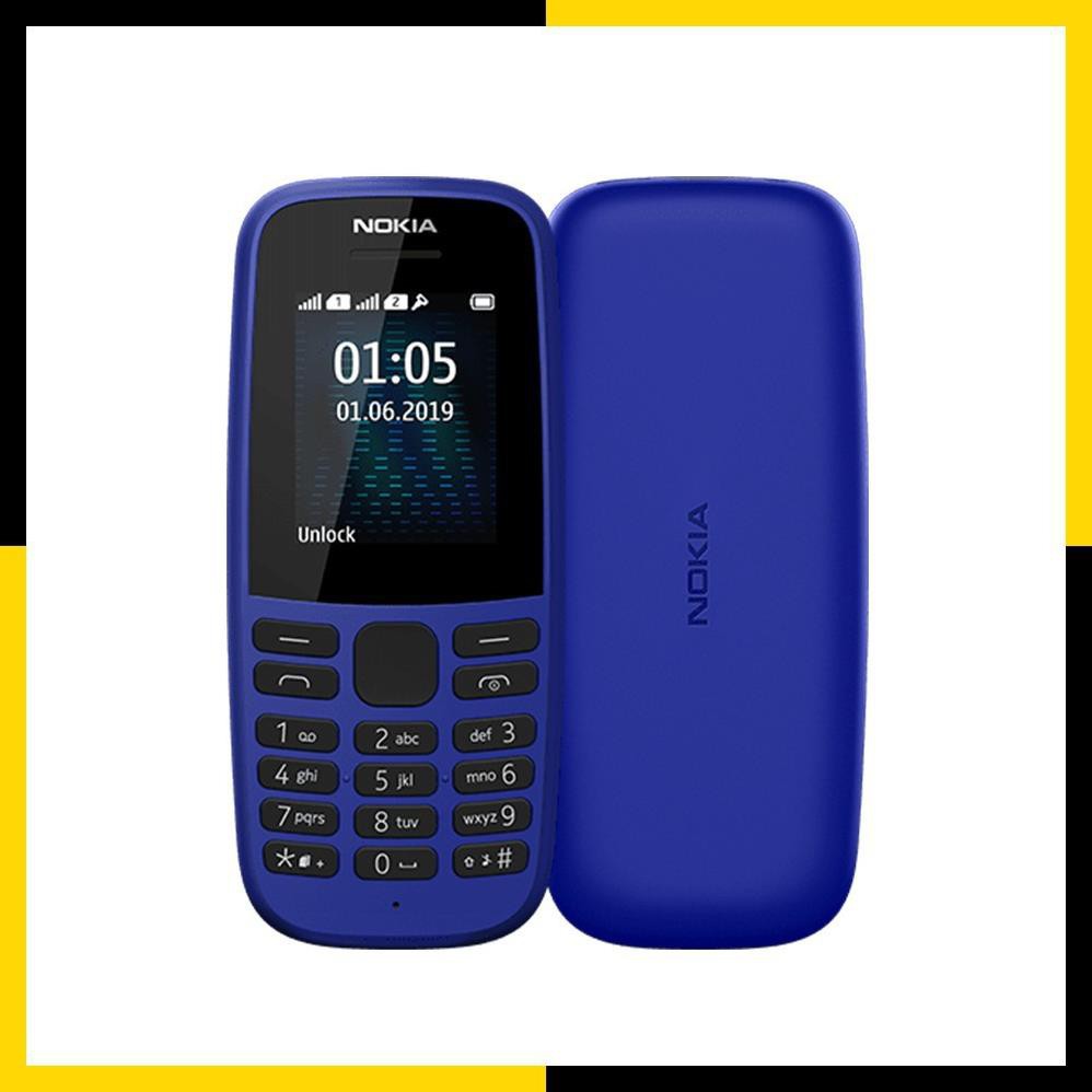 Điện thoại Nokia 105 1 SIM (2019) - Hàng Chính Hãng - Nguyên Seal [ HÀNG TỒN KHO ]