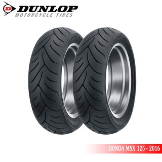 Cặp lốp ( Vỏ ) xe HONDA MSX 125 2016 DUNLOP TRƯỚC 120/70-12 SCOOTSMART và SAU 130/70-12 SCOOTSMART _ Lốp Trung Thành