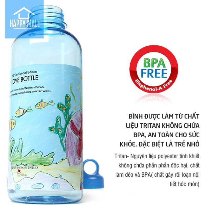 Bình nước nhựa Tritan Lock&amp;Lock Bisfree dung tích 700ml ABF625