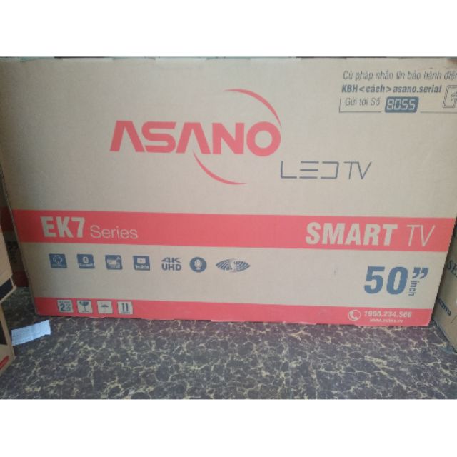 Ti vi Asano 50 inch -EK7- đk giọng nói