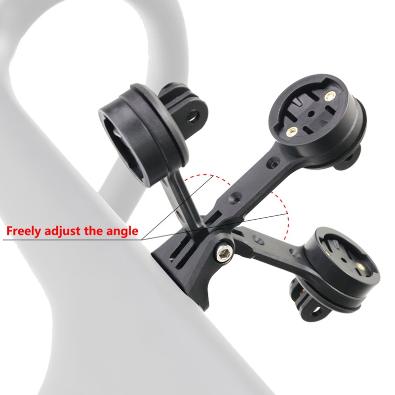 Giá Đỡ Đèn Xe Đạp Mở Rộng Điều Chỉnh Được Cho Garmin Wahoo Bryton Gopro