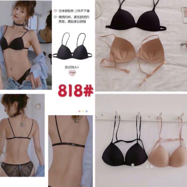 ÁO bra đúc su mảnh đệm tim cực đẹp (hàng chuẩn) 818