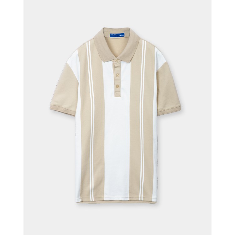 Ben &amp; Tod - Áo thun Ngắn tay có cổ Stripe Polo Tees 21262