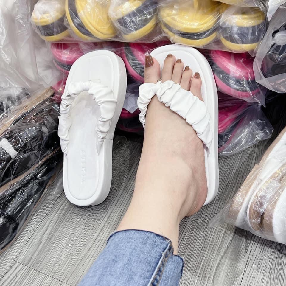 Dép kẹp nữ quai nhún đế xuồng siêu xinh