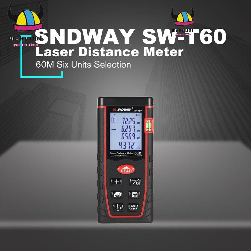 Thiết Bị Đo Khoảng Cách Bằng Laser Sndway 60m