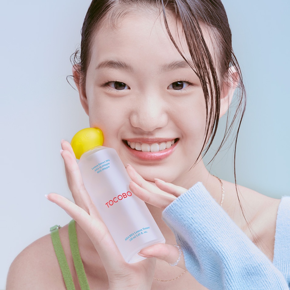 Toner làm sạch dưỡng sáng da TOCOBO AHA BHA LEMON TONER