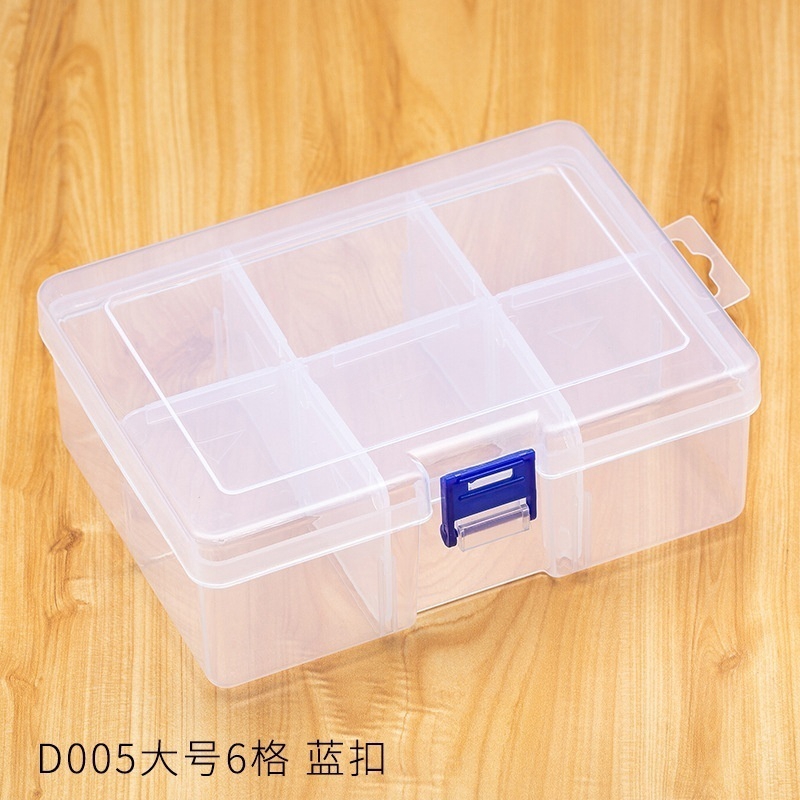 Hộp nhựa 6 ngăn đựng đồ tiện lợi