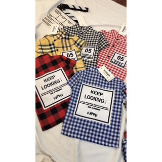 (VIDEO)Bộ áo sơ mi kẻ sọc phá cách cho bé trai