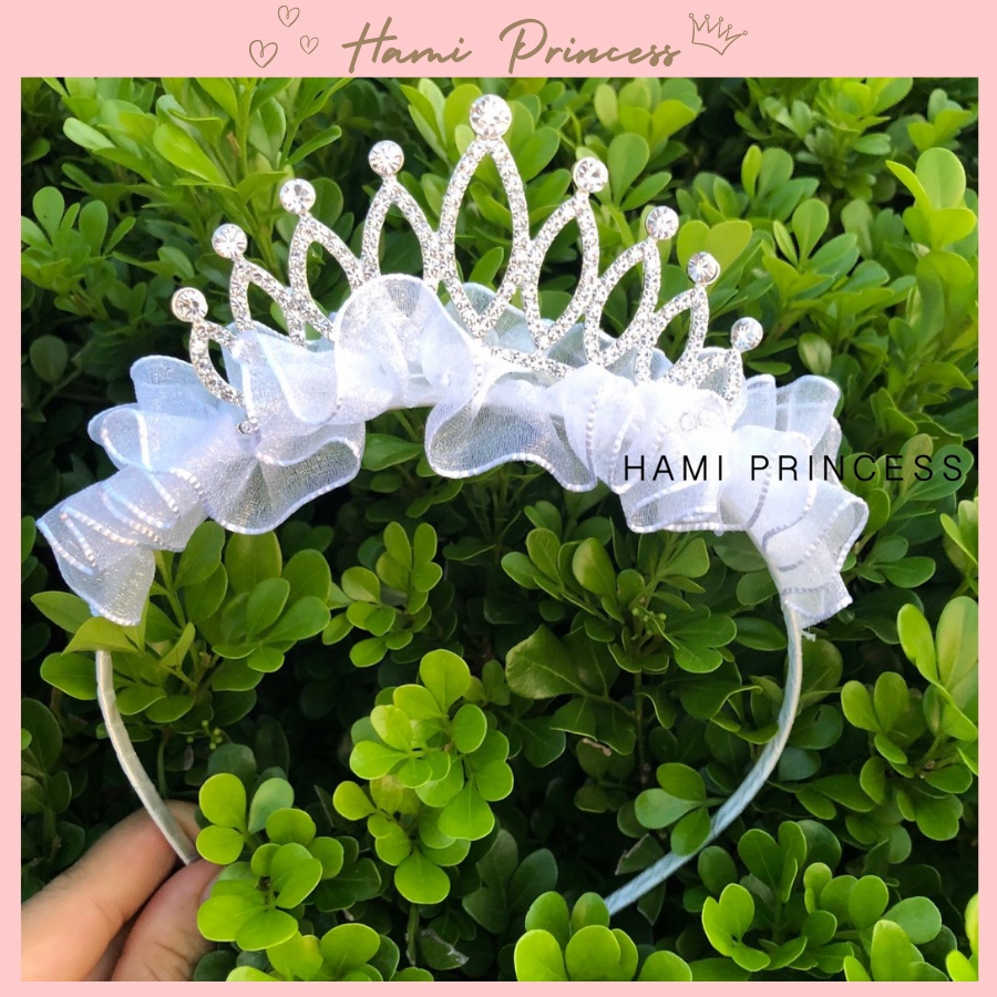 Bờm Tóc Vương Miện Size To Thiết Kế Cho Bé Gái Cực Xinh ❤️ HAMI PRINCESS