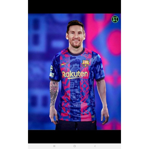 Áo đá bóng Barcalona 2021 ( Thái)