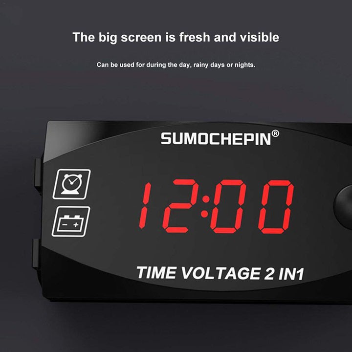 ĐỒNG HỒ BÁO VOL VÀ TIME 2 IN 1 💥 CHỐNG NƯỚC TUYỆT ĐỐI