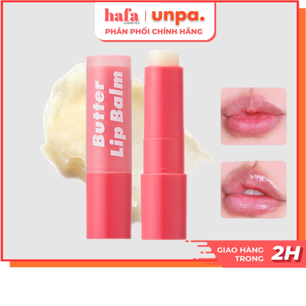 Son Dưỡng Môi Dưỡng Ẩm Cho Môi Mềm Mại Unpa Bubi Bubi Butter Lip Balm 3.8g