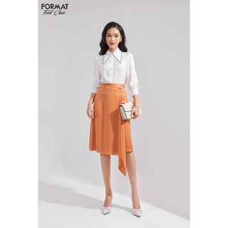 Chân váy nữ FORMAT cao cấp 2 lớp A917-155J