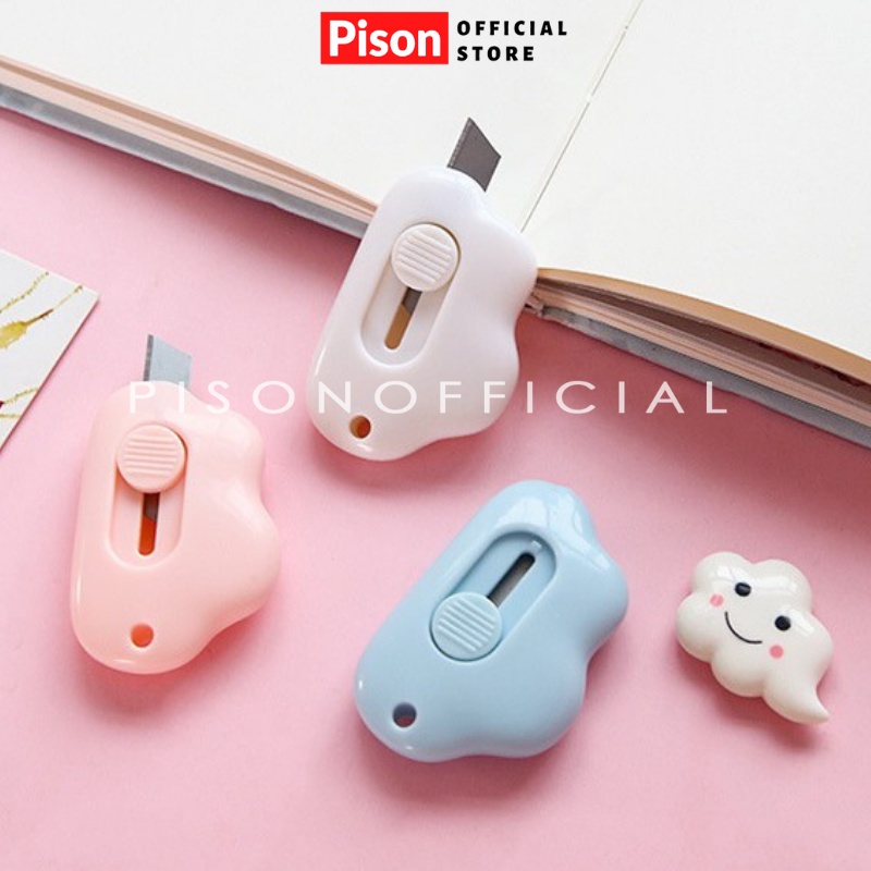 Dao rọc giấy hình Mây Pison loại tốt kích thước 5.7*3.7cm - SP0329 - 1 cái