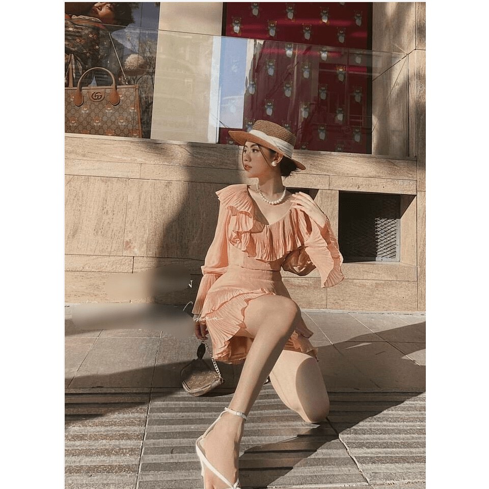 ĐẦM NGẮN NỮ SIÊU XINH , TÔN DÁNG THỜI TRANG HÀN CỰC XINH CHO CHỊ EM TT