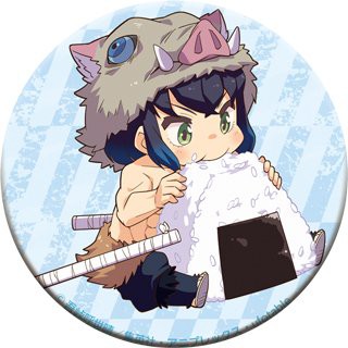 ( 1 chiếc ) Huy hiệu cái áo IN HÌNH nhân vật KIMETSU NO YAIBA VER CHUMOKBAP anime chibi dễ thương xinh xắn