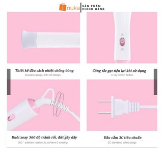 [Loại tốt] Máy uốn tóc tự động uốn tóc mini làm xoăn tóc bền đẹp.