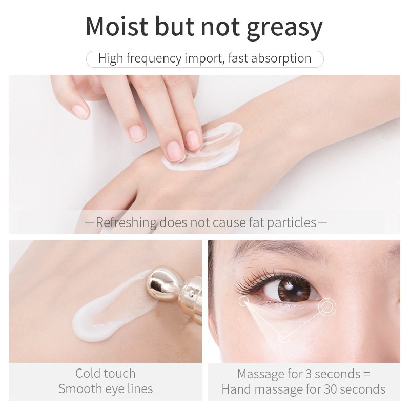 Oilyoung Kem dưỡng mắt chống nhăn Mini Electric Vibration Massager Dark Circle Eye Bag Remover 20g