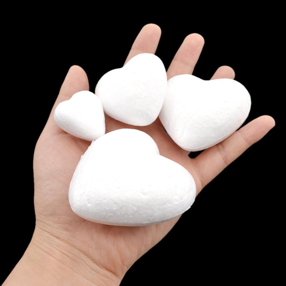 Trái tim mút xốp xinh xắn dùng để trang trí tùy chọn kích thước và số lượng