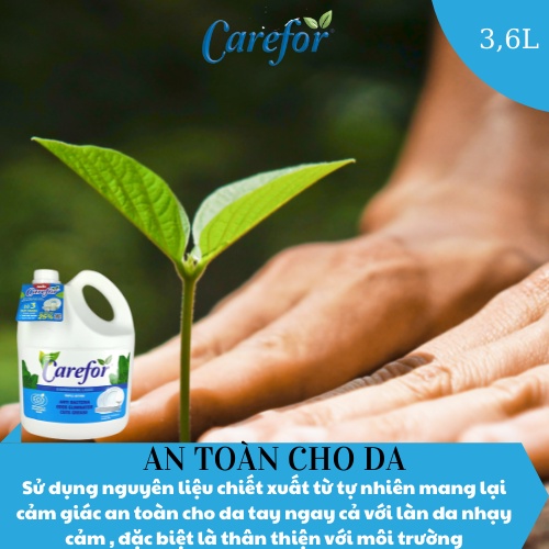 Nước Rửa Chén thiên Nhiên Carefor chính hãng nhẹ  dịu không gây kích ứng da