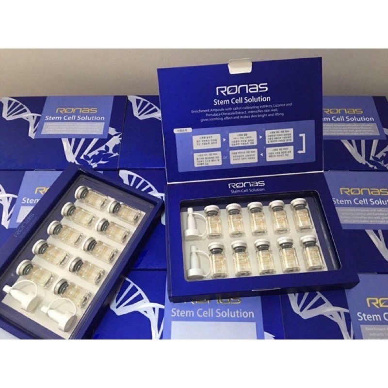 1 hộp tế bào gốc Ronas hàng chuyên dùng cho spa loại đặc