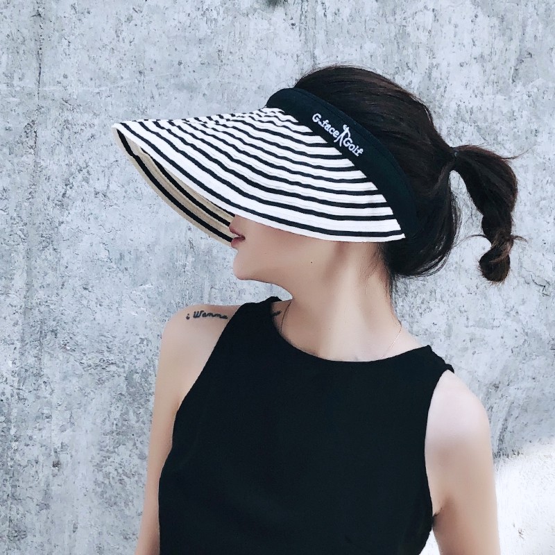(Hàng Có Sẵn) Mũ Chống Nắng Phiên Bản Hàn Quốc Thời Trang Mùa Hè Thích Hợp Khi Đi Du Lịch