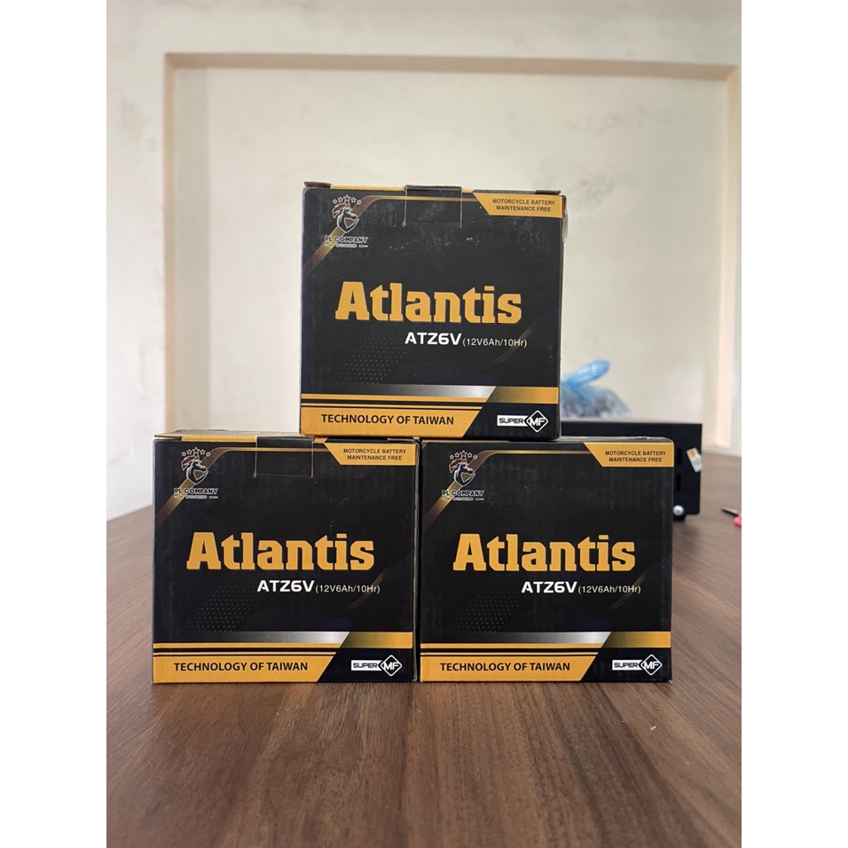 Ắc quy xe máy ATZ6V - 12V 6Ah dành cho Lead, Vision, Air Blade, SH, Nozza, Janus, NVX,....