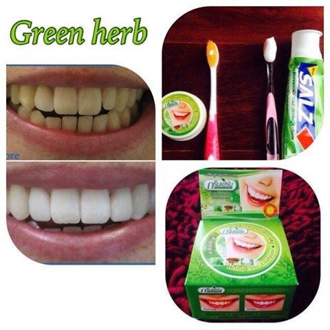 Kem Tẩy Trắng Răng Green Herb Herbal Clove Toothpaste Thái Lan