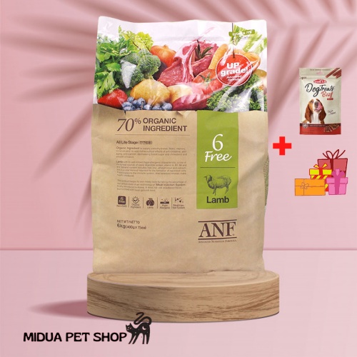 6kg Thức ăn cho chó vị cừu ANF 6FREE