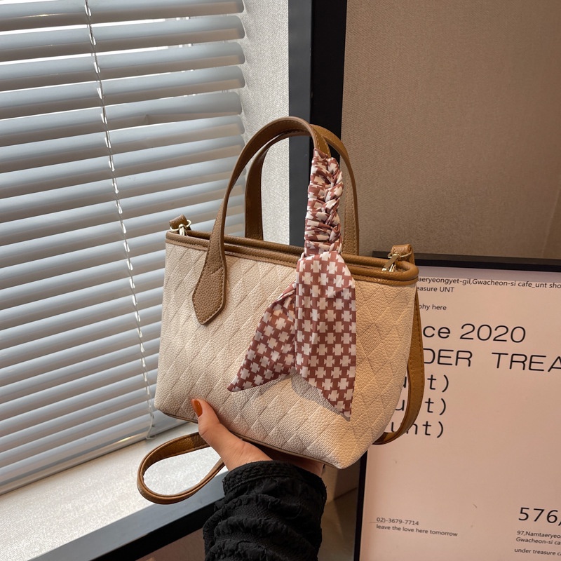 Túi Xách Màu Sắc Đơn Giản Phong Cách Phương Tây Cho Nữ