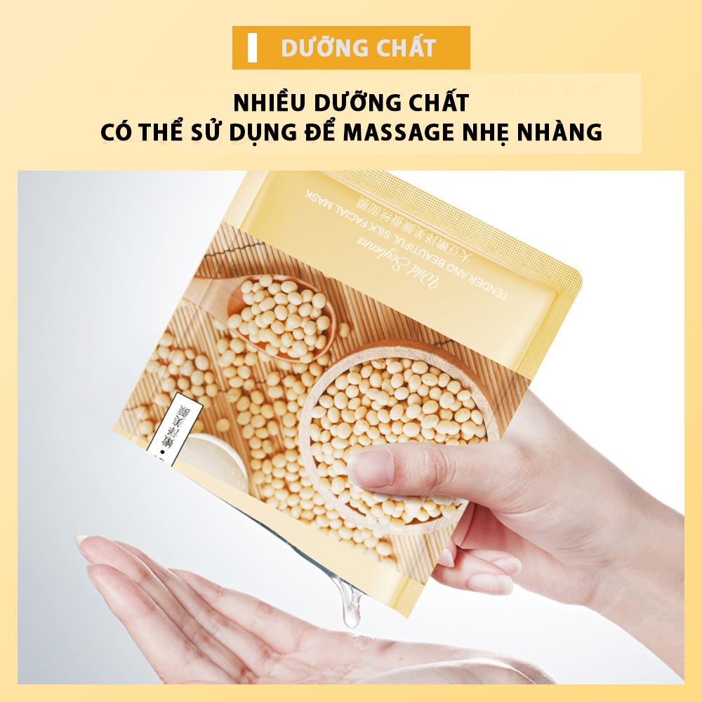 Mặt nạ trắng da dưỡng ẩm cấp ẩm mờ thâm giảm mụn kiềm dầu mask nội địa cao cấp ngũ cốc nội địa trung MOCCO OSMN001