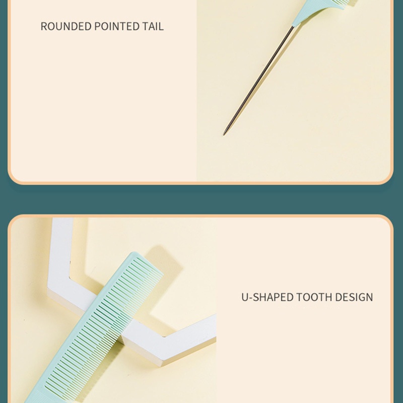 Lược Đuôi Chuột Tạo Kiểu Tóc Chống Tĩnh Điện Kháng Nhiệt Cho Nữ YOUYO