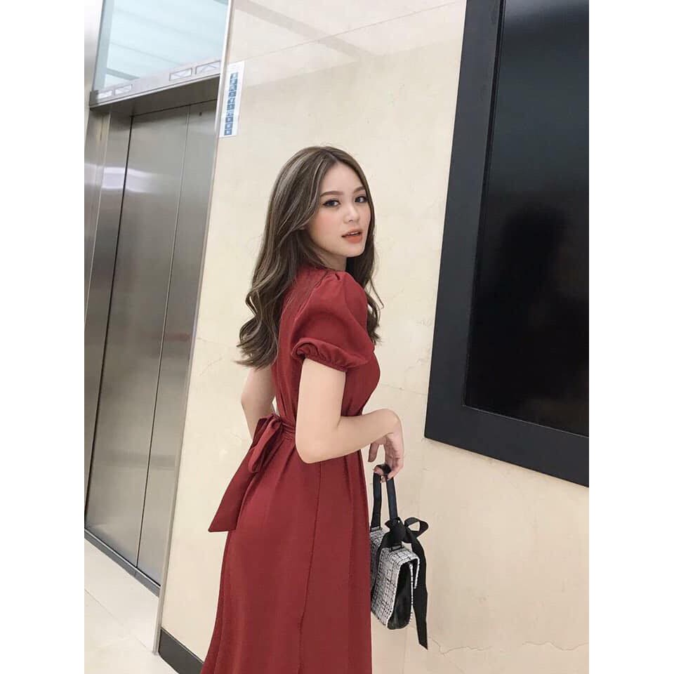 Đầm Nữ Ôm Eo Cổ Điển Thanh Lịch Thời Trang, Qúy Cô Dự Tiệc Sang Chảnh | BigBuy360 - bigbuy360.vn