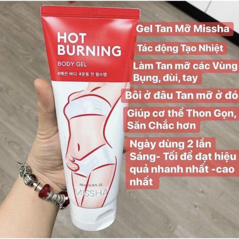 KEM TAN MỠ BỤNG MISSHA HOT BURNING CHÍNH HÃNG