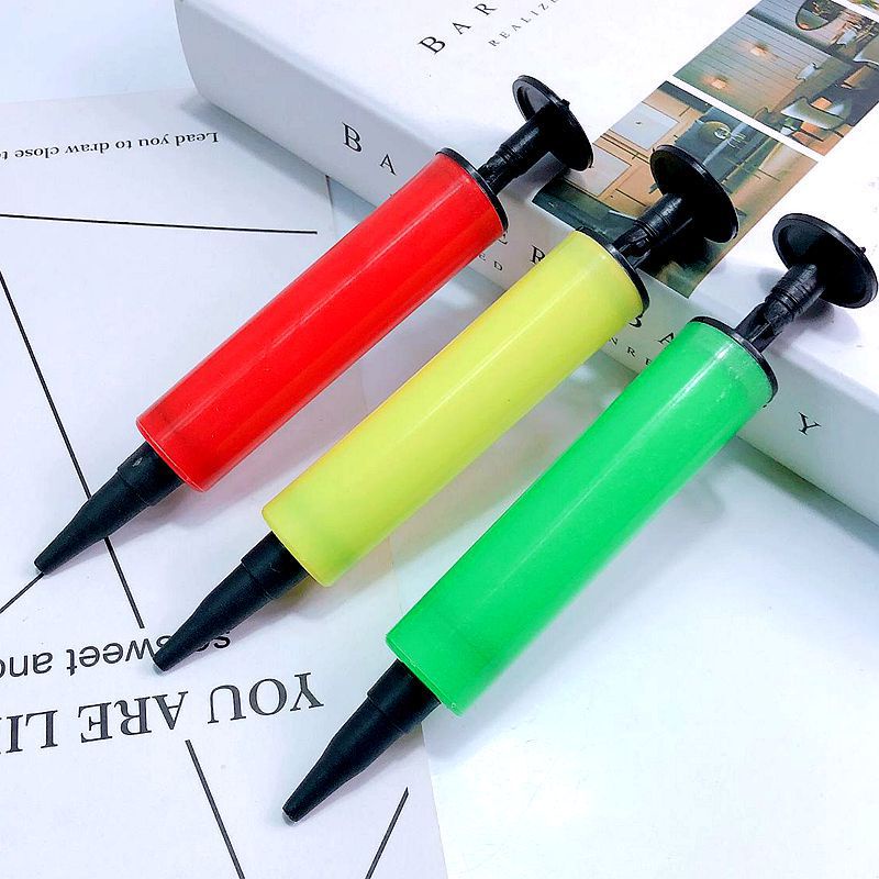 Máy bơm bóng bay đẩy tay máy bơm nhựa nhỏ máy bơm bóng bằng nhôm di động thực tế