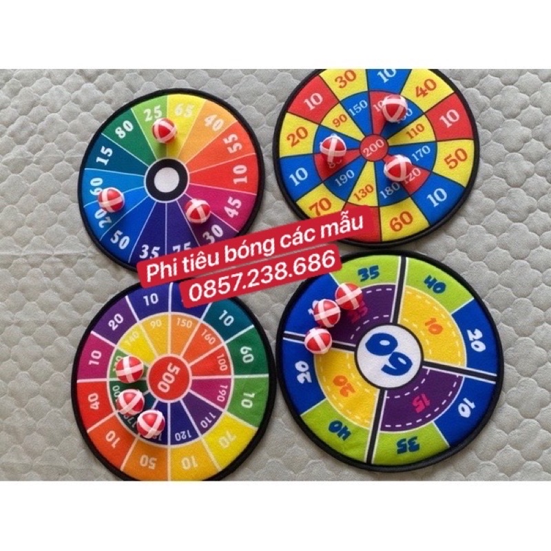 Game phi tiêu bóng hấp dẫn (3 bóng gai + bảng)