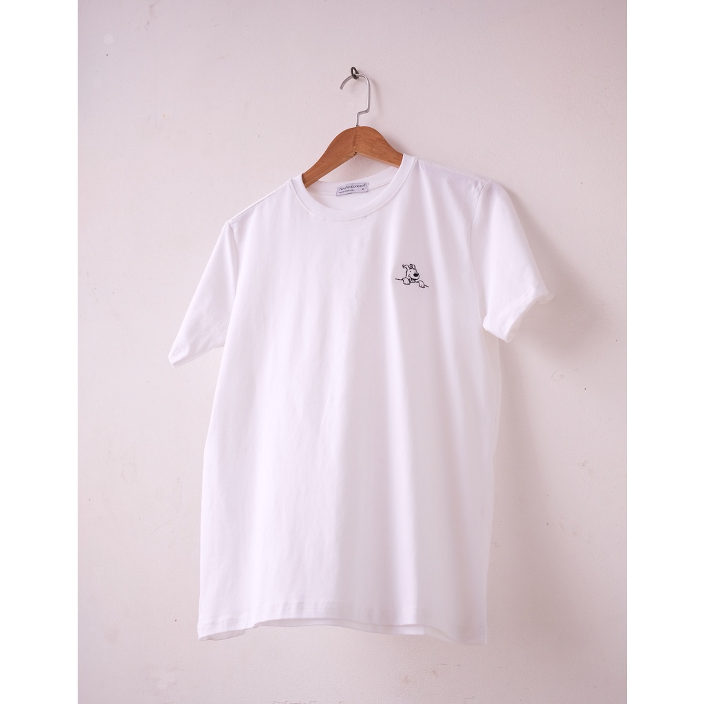 Áo thun unisex Snowy Dog - 100% cotton - Chính hãng Hayho Concept