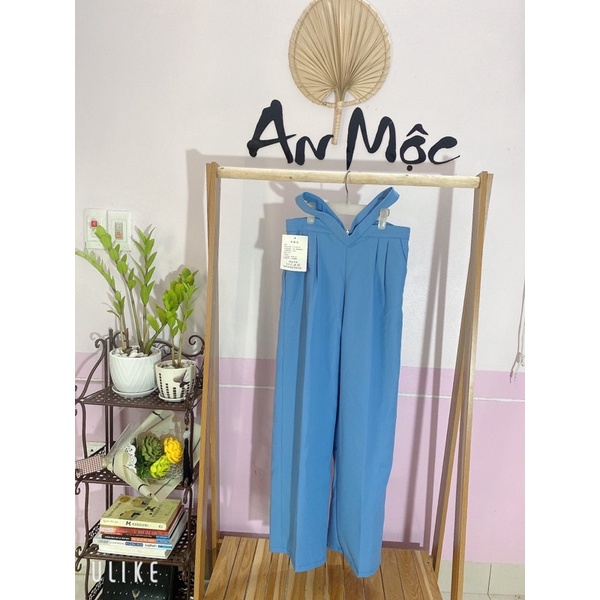 [AN MỘC] Quần suông hở eo from dài quyến rũ cho nữ