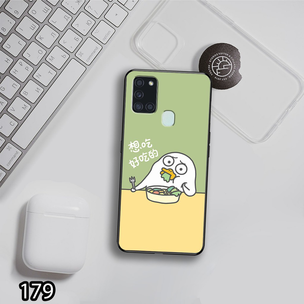 Ốp lưng Samsung A11/A21/A21S  in hình Logo chú Vịt tinh  nghịch siêu đẹp, độc, lạ_KINGSTORE.HN_Ốp SS A11/A21/A21S