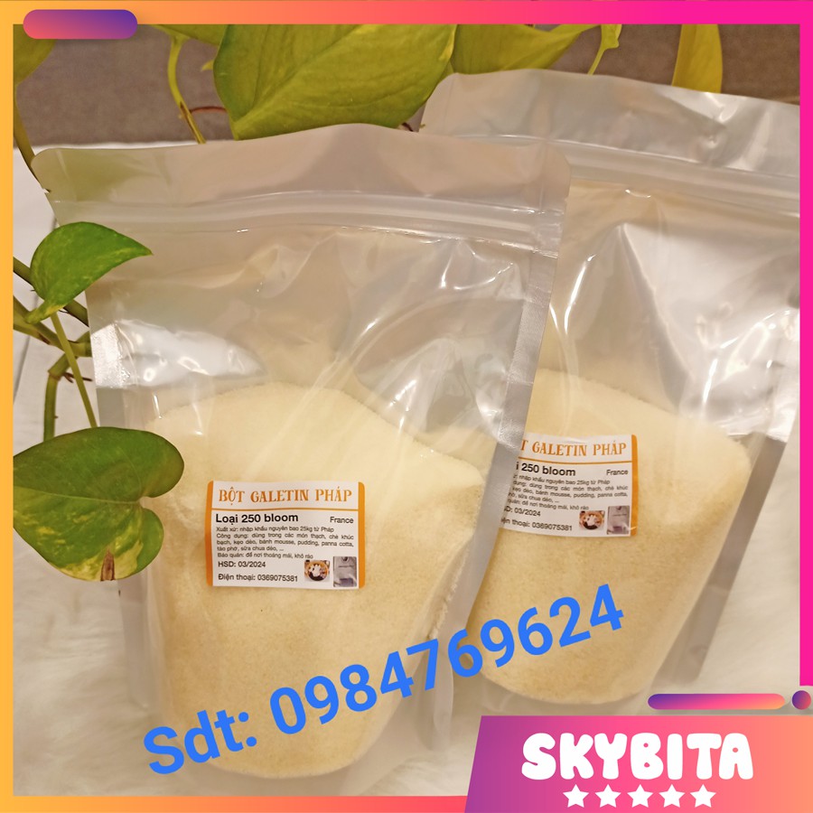 Bột Gelatin Pháp - Làm kẹo dẻo