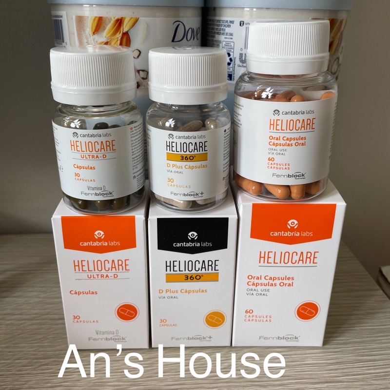 ( Mẫu mới ) Viên uống chống nắng Heliocare