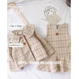 172 Rập giấy_ set sang chảnh cho bé gái