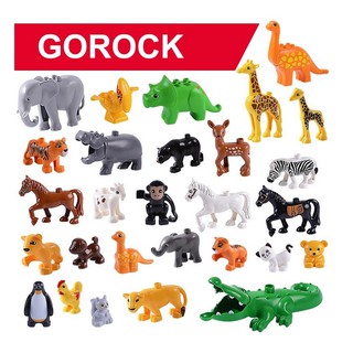 Mô hình các con vật tương thích lego duplo