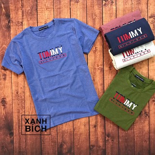 Áo thun nam cổ tròn thun cotton