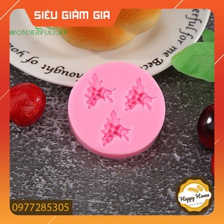 [SIÊU XINH] Khuôn silicon 3D 3 chùm nho nhỏ tạo hình rau câu, trang trí bánh kem