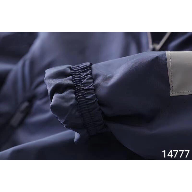 Aó khoác gió bé trai  kéo khóa có mũ JDK