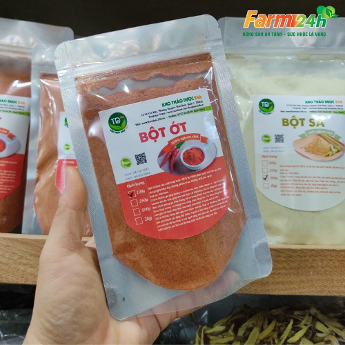 Ớt bôt mịn siêu cay, chuyên dùng nấu mì cay, làm kim chi, hàng công ty, cam kết không phụ gia [50g - 250g] I Farm24h