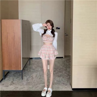 Set áo váy tiểu thư Ulzzang