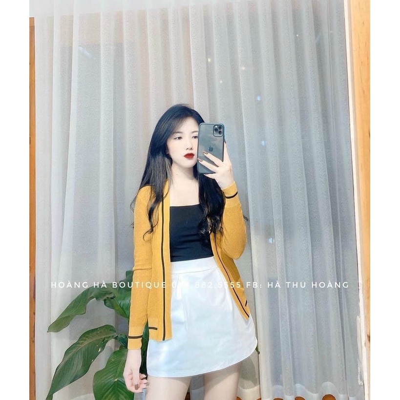 Áo cadigan viền siêu hot